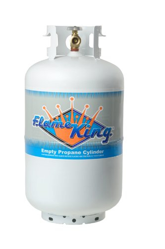 Flame King Propane Tank – 30 Pound Refillable Steel Cylinder